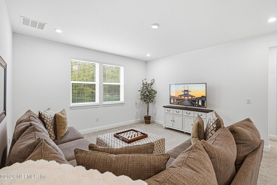 Furnished interior view inside a new home in RiverTown, St. Johns (Image 13).