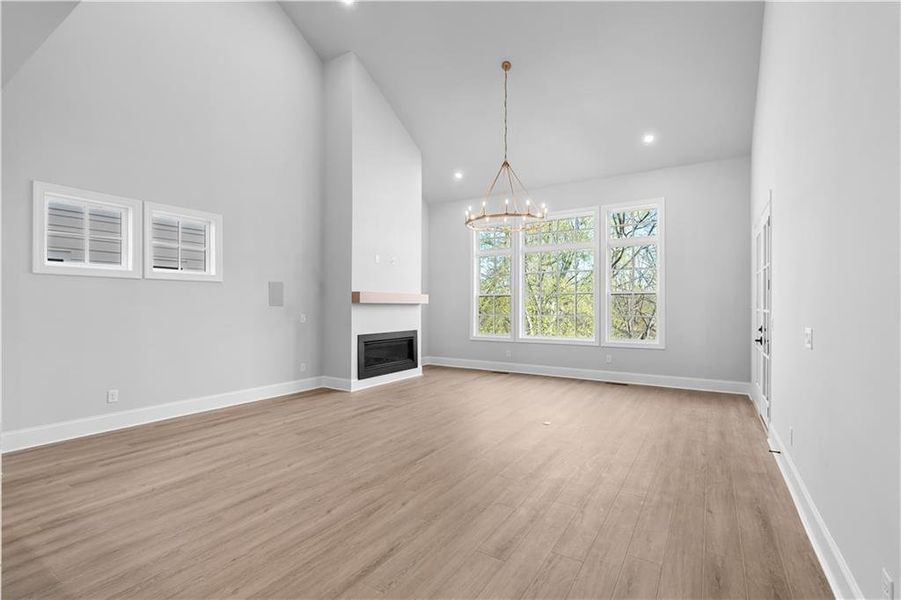 Spacious, unfurnished interior of a new home in Waterside Single Family, Peachtree Corners (Image 24).