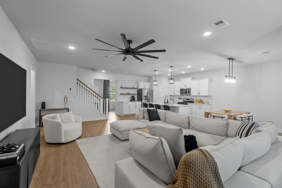 Furnished interior view inside a new home in , Johns Island (Image 13).