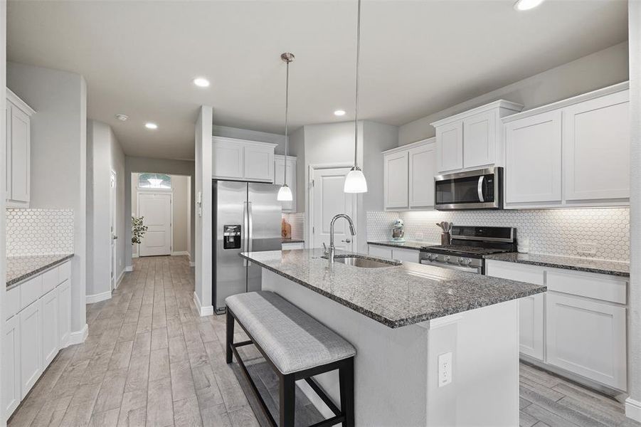 Furnished interior view inside a new home in , Haslet (Image 5).