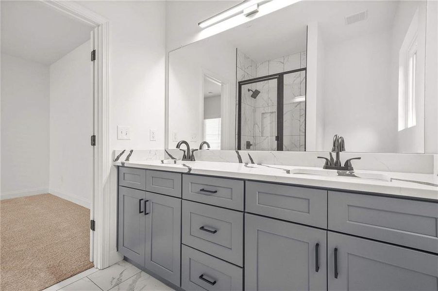 Furnished interior view inside a new home in , Atlanta (Image 5).