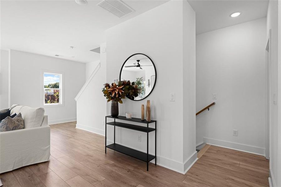Furnished interior view inside a new home in King's Landing, Hapeville (Image 21).