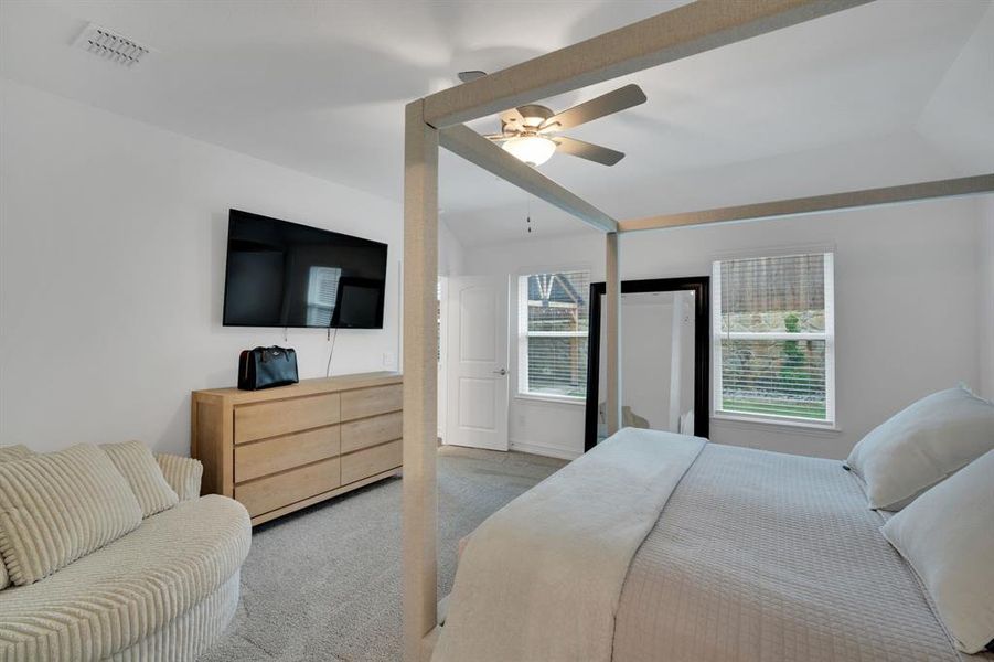 Furnished interior view inside a new home in Westside Preserve, Midlothian (Image 16).
