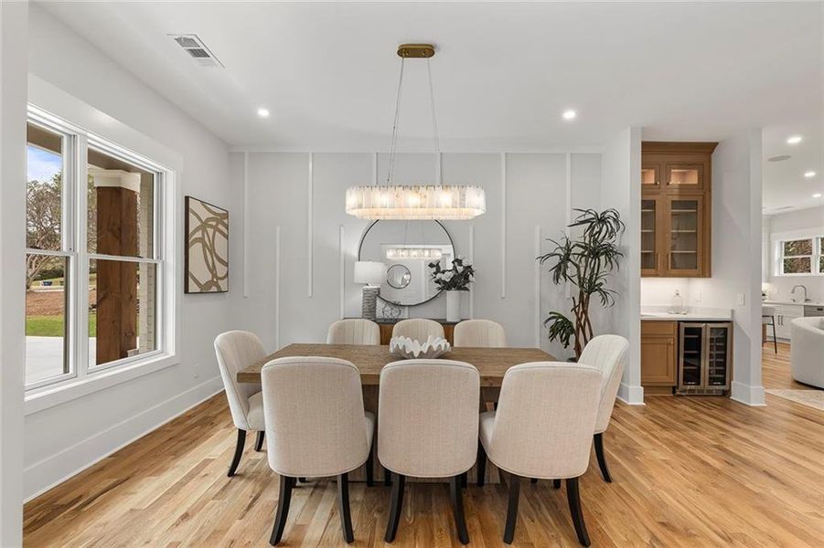Furnished interior view inside a new home in , Atlanta (Image 11).