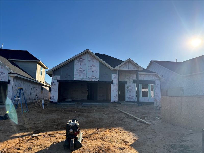 In-progress construction of a new home in Audubon, Magnolia, TX (Image 4).