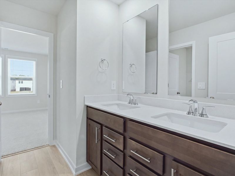 Furnished interior view inside a new home in Marshburn Landing - Bungalow Series, Wendell (Image 8).