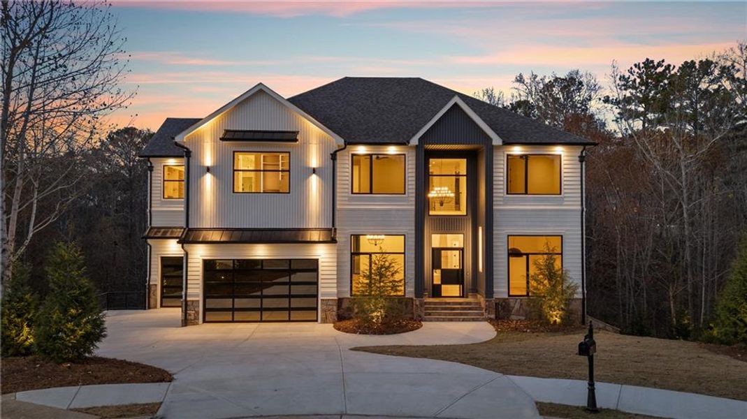 Front exterior of a new home in , Milton, GA, highlighting curb appeal (Image 27).