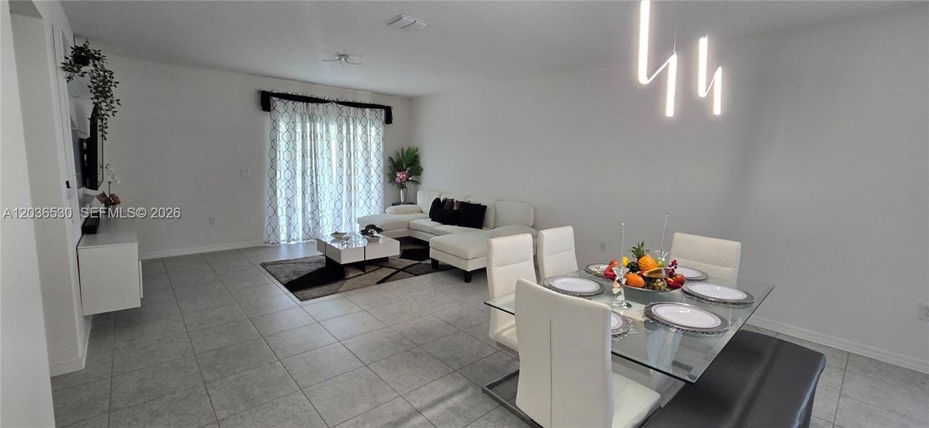 Furnished interior view inside a new home in Hammock Reserve, Haines City (Image 6).