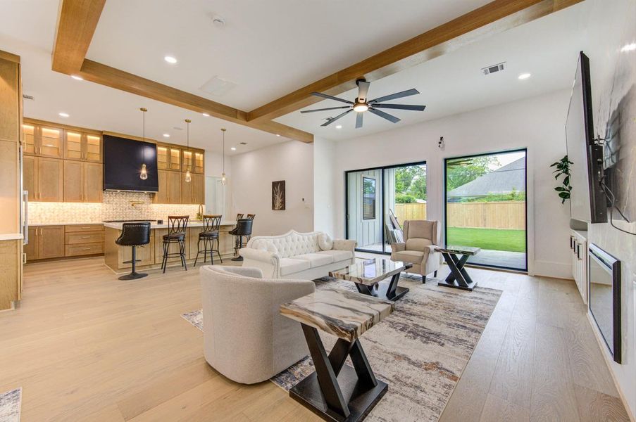 Furnished interior view inside a new home in , Houston (Image 34). Furnished interior view inside a new home in , Houston (Image 34).