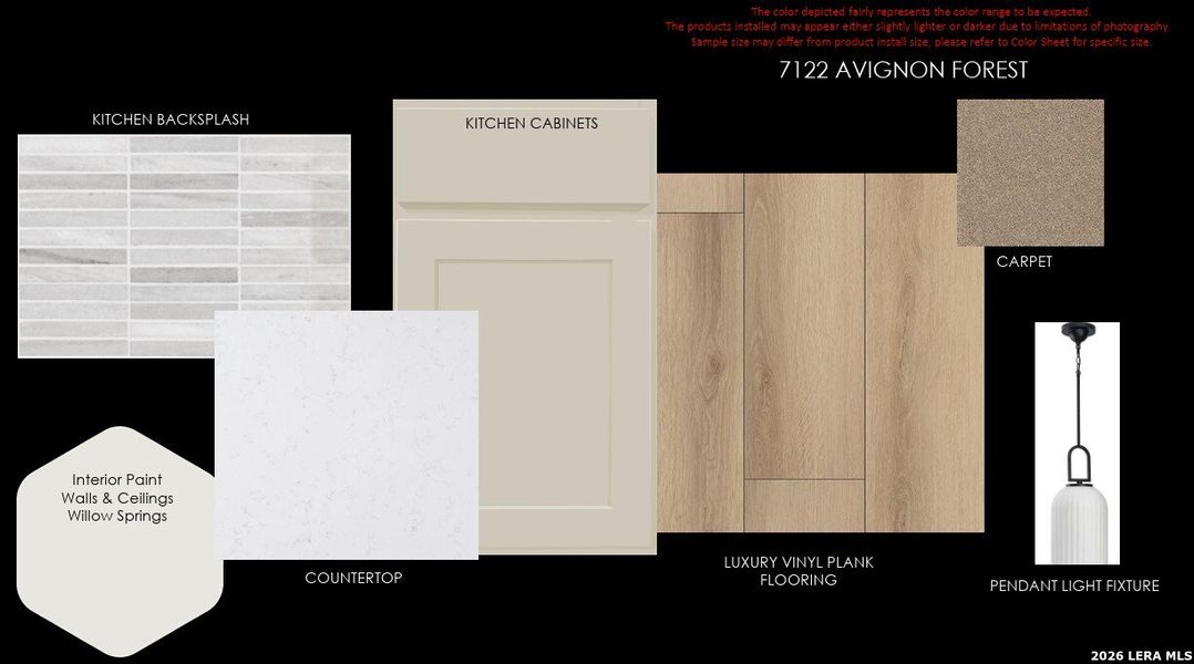 Sample of building materials used in homes in Crown Ridge Manor, San Antonio (Image 5). Sample of building materials used in homes in Crown Ridge Manor, San Antonio (Image 5).