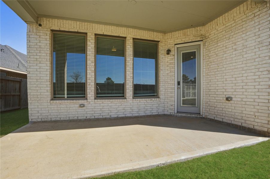 Exterior details and patio area of a home in , Fulshear (Image 31). Exterior details and patio area of a home in , Fulshear (Image 31).
