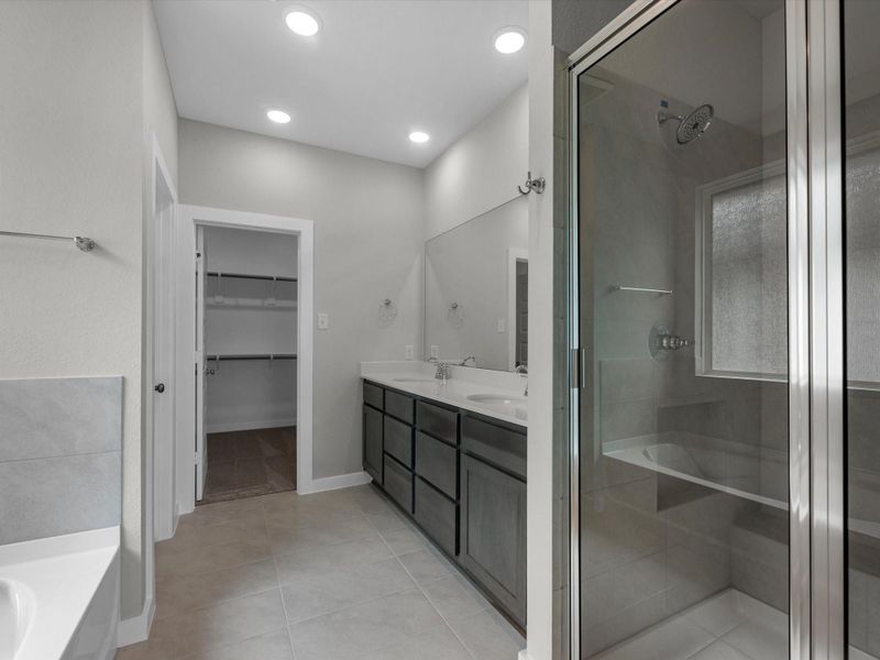 Furnished interior view inside a new home in Mason Woods, Cypress (Image 9).