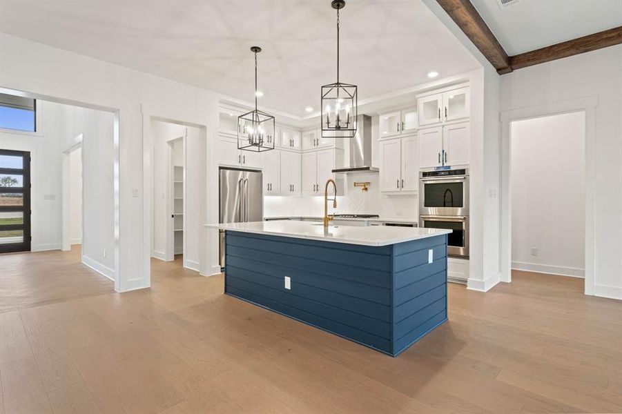 All KitchenAid appliances come standard with the home!