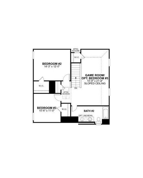 2D floor plan layout of this home in Indian Springs, Crosby, TX (Image 3).