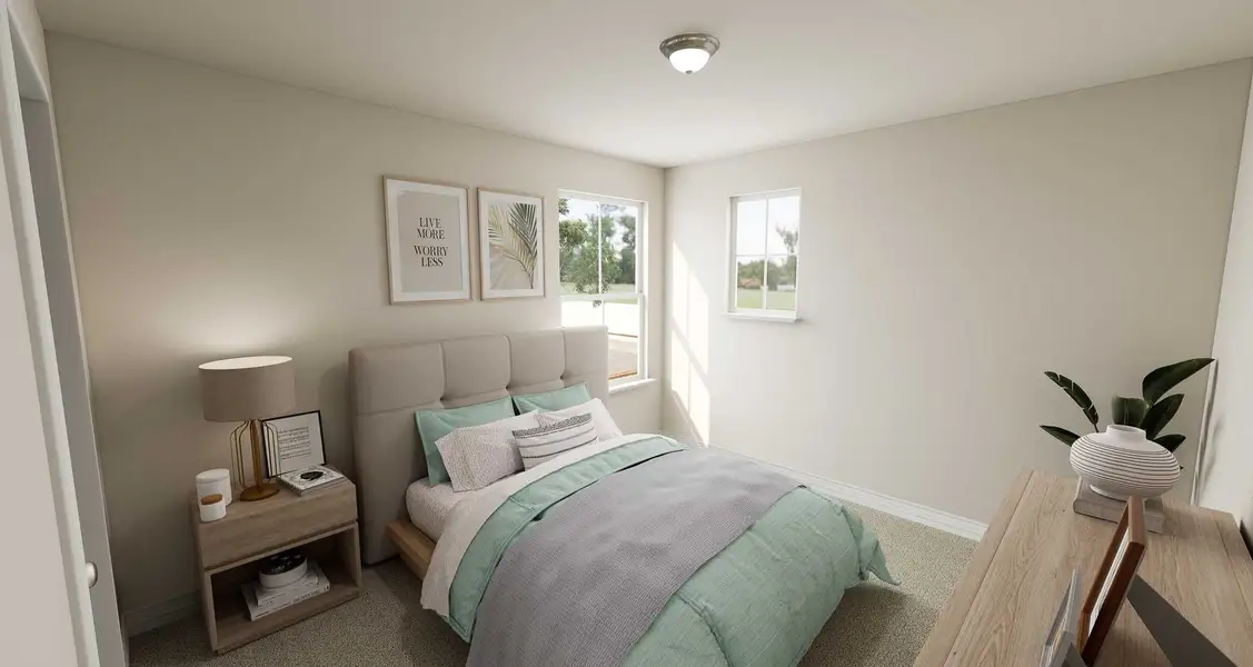 Furnished interior view inside a new home in Mason Woods, Cypress (Image 10).