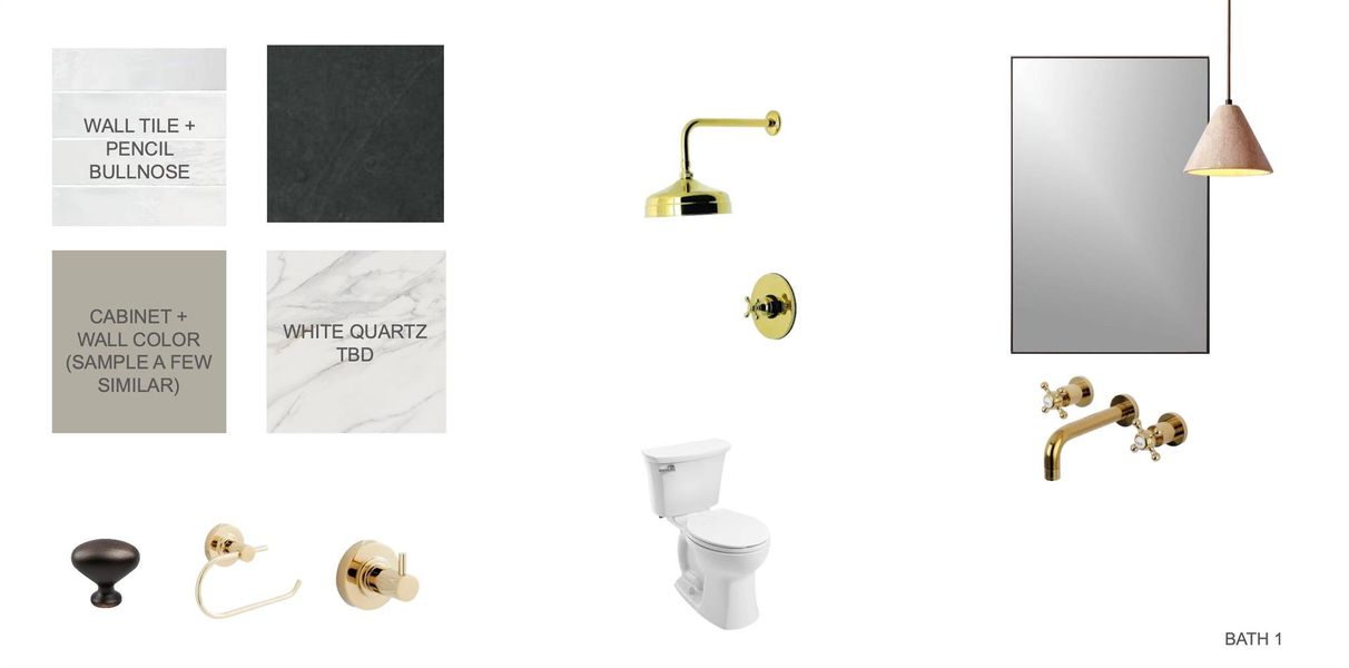 View of marketing collateral with multiple images