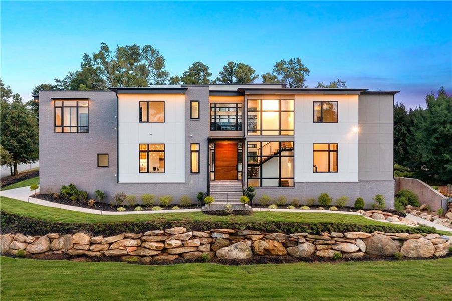 Front exterior of a new home in , Marietta, GA, highlighting curb appeal (Image 2).