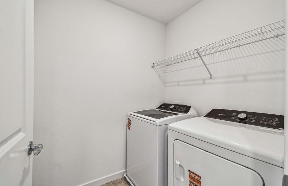 Laundry Room with Washer and Dryer