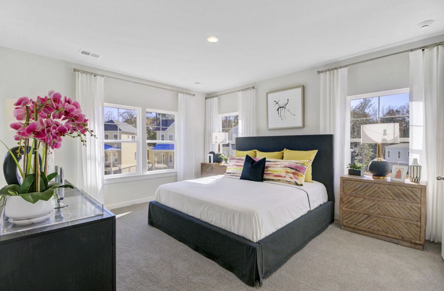 Furnished interior view inside a new home in , Johns Island (Image 27).