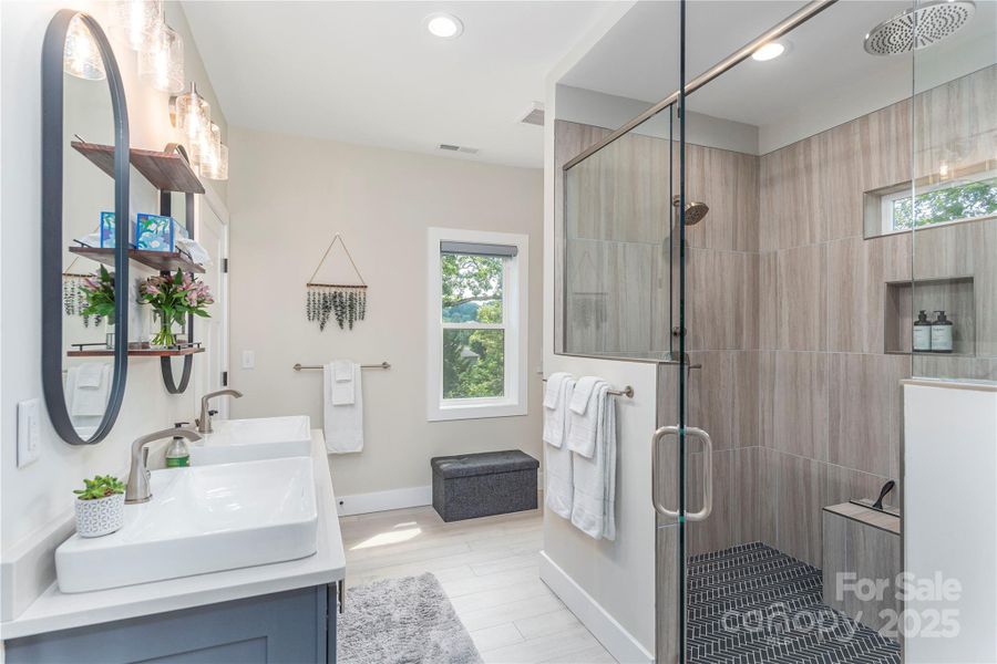 Furnished interior view inside a new home in , Candler (Image 32).