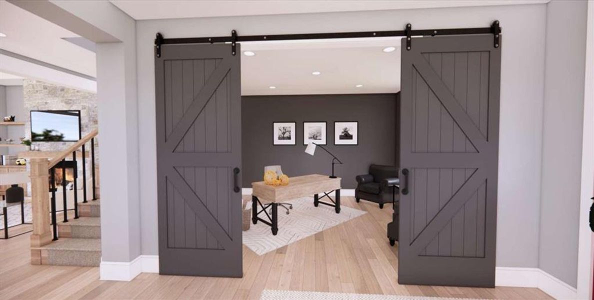 Furnished interior view inside a new home in , Carrollton (Image 10).