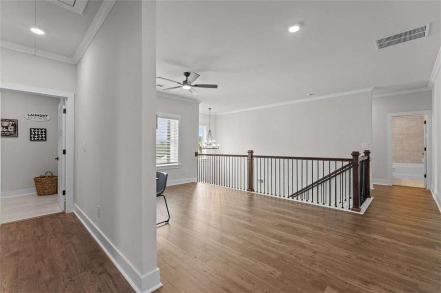 Spacious, unfurnished interior of a new home in Silvercrest Lakes, Acworth (Image 48).