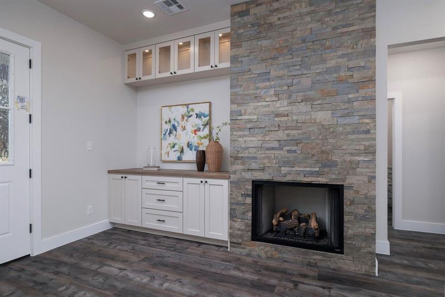 Furnished interior view inside a new home in , River Oaks (Image 24).