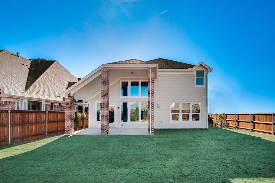 Representative exterior details of a home built from the Grand Savannah by Grand Homes in Grand Oaks, Celina (Image 3).