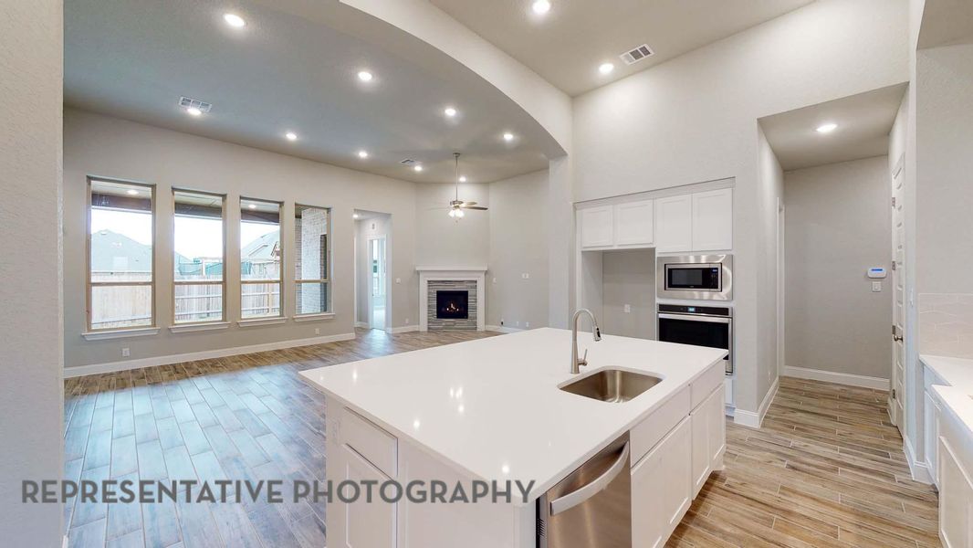 Furnished interior view inside a new home in Parten, Austin (Image 2).