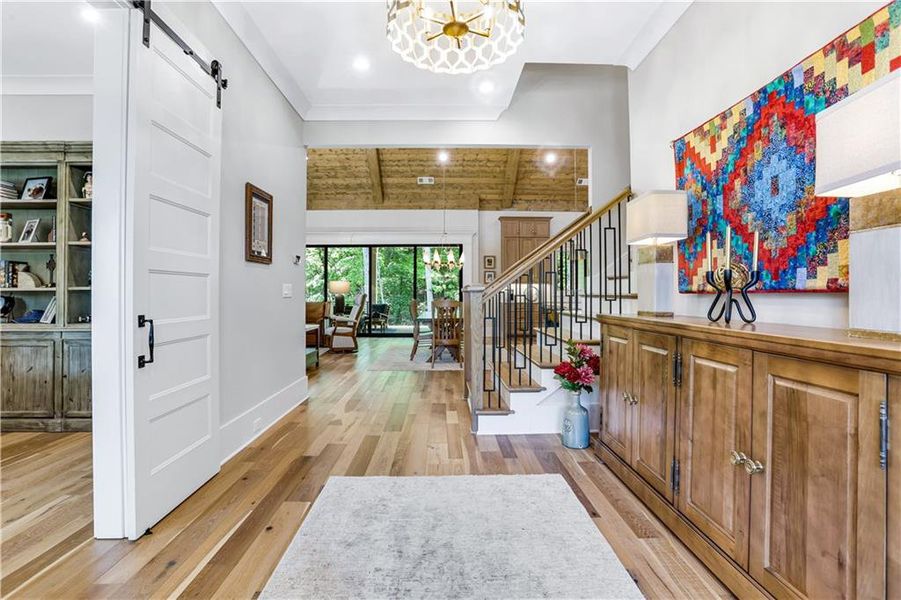 Furnished interior view inside a new home in , Dahlonega (Image 8).
