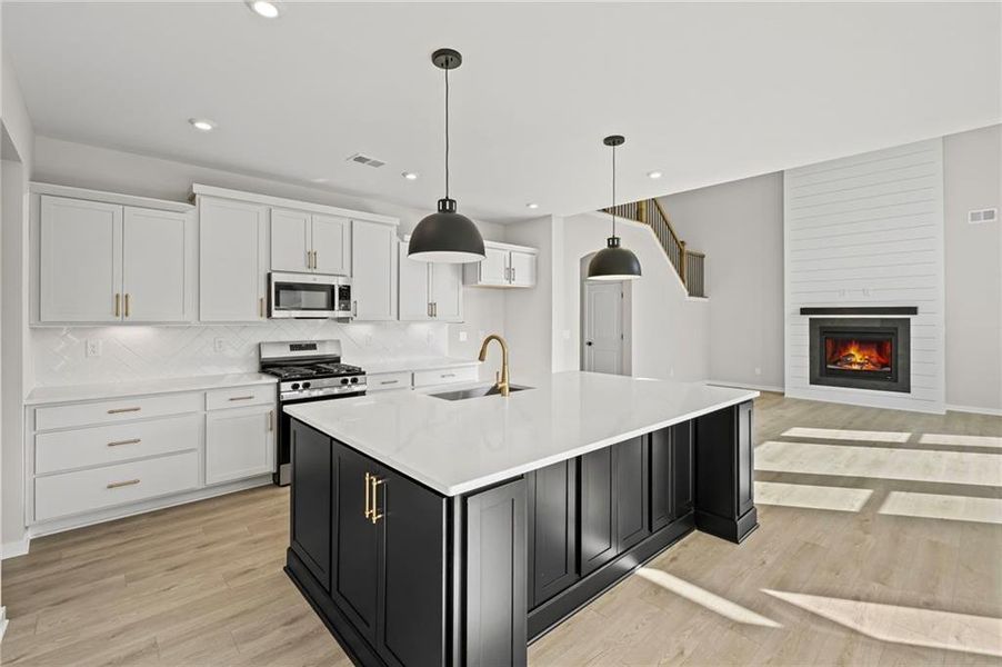 Furnished interior view inside a new home in Pickens Bluff, Hiram (Image 6).