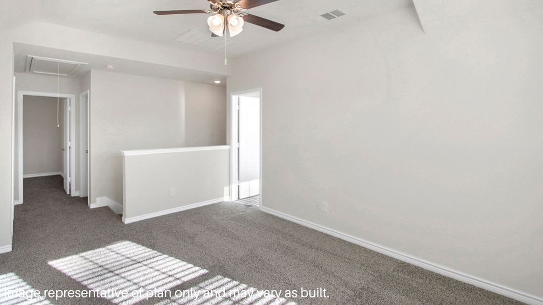 Representative unfurnished interior of a home built from the Hanna by D.R. Horton in Augusta Square, Fort Worth (Image 17). Representative unfurnished interior of a home built from the Hanna by D.R. Horton in Augusta Square, Fort Worth (Image 17).
