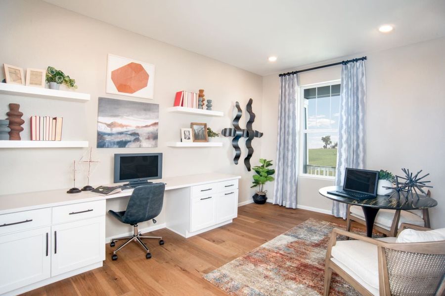 Representative furnished interior of a home built from the 2651 Modeled by KB Home in Windsong, Thornton (Image 6).
