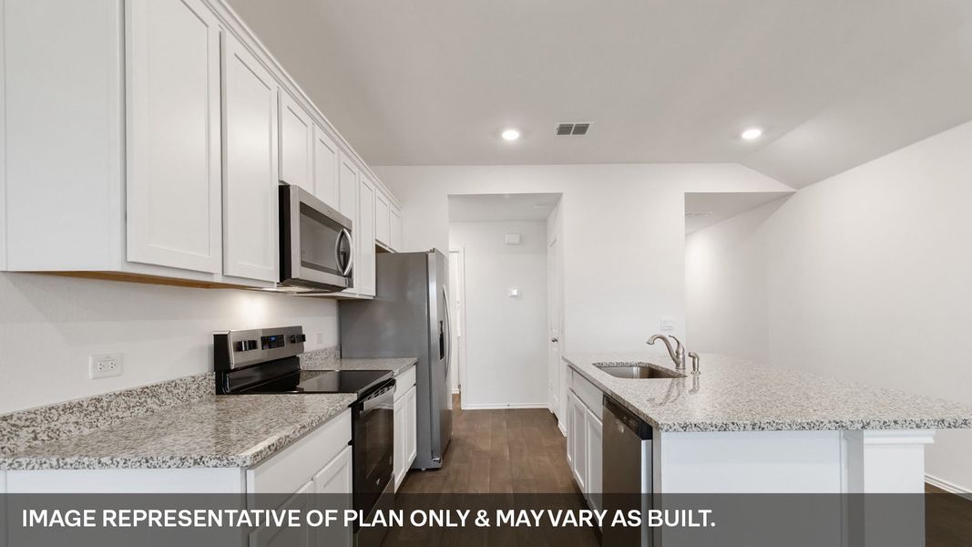 Furnished interior view inside a new home in Palomino, Manor (Image 7).