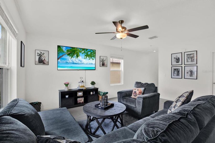 Furnished interior view inside a new home in Two Rivers: The Manors II, Zephyrhills (Image 14). Furnished interior view inside a new home in Two Rivers: The Manors II, Zephyrhills (Image 14).