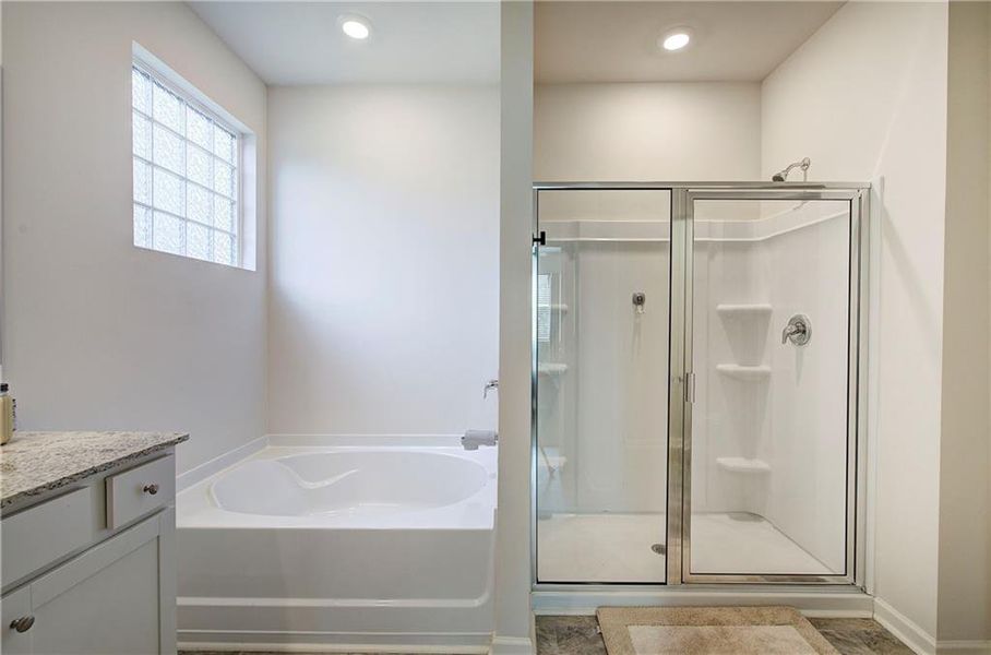 Furnished interior view inside a new home in , Cartersville (Image 36).