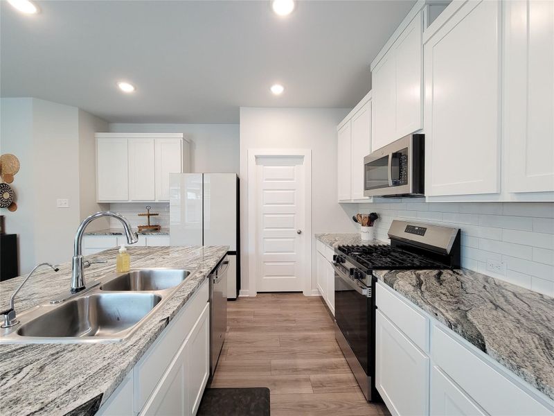 plenty of storage in the kitchen