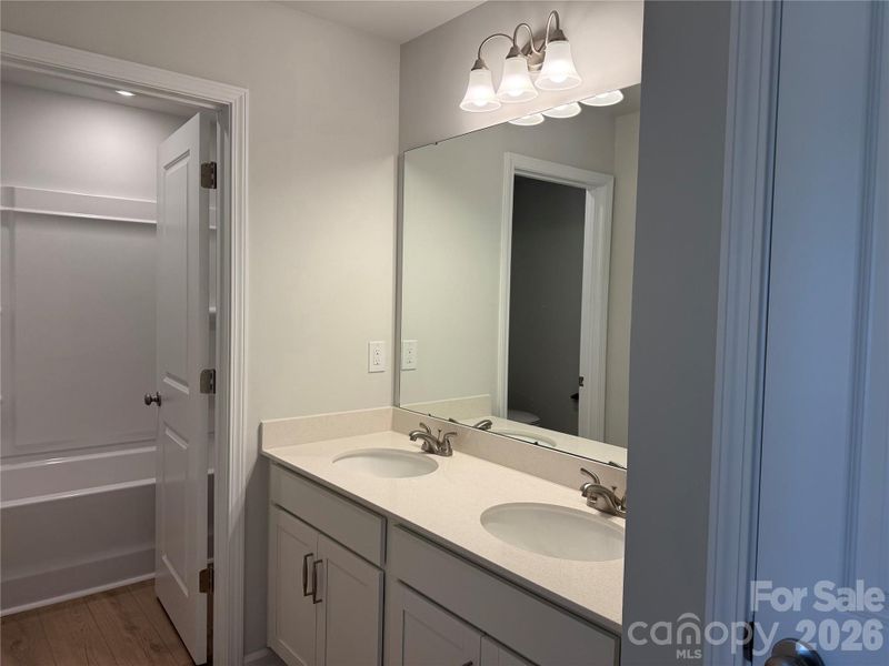 secondary bath upstairs