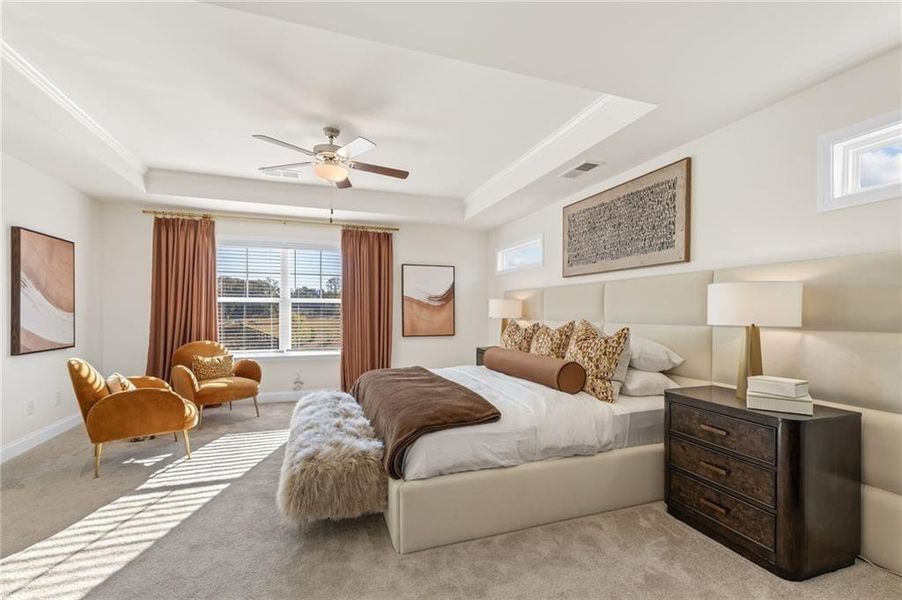 Furnished interior view inside a new home in Clark Farms, Flowery Branch (Image 16).