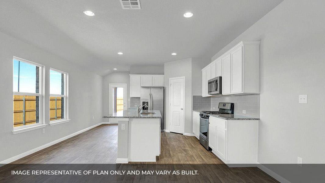 Furnished interior view inside a new home in Southgrove, Kyle (Image 6).