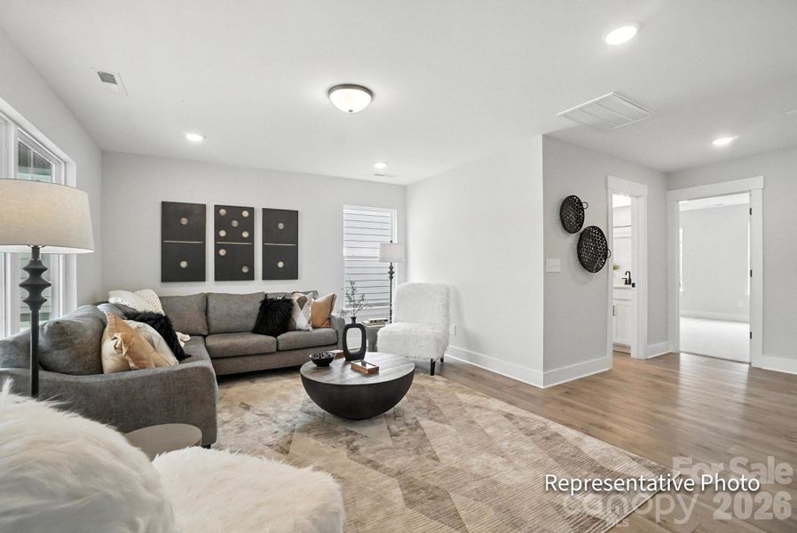 Furnished interior view inside a new home in Ashton Park, Monroe (Image 35).