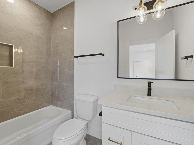 Furnished interior view inside a new home in , Houston (Image 13). Furnished interior view inside a new home in , Houston (Image 13).