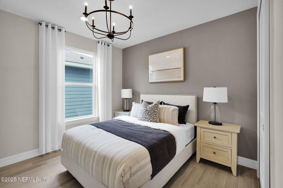 Furnished interior view inside a new home in Summer Bay at Grand Oaks, St. Augustine (Image 12).