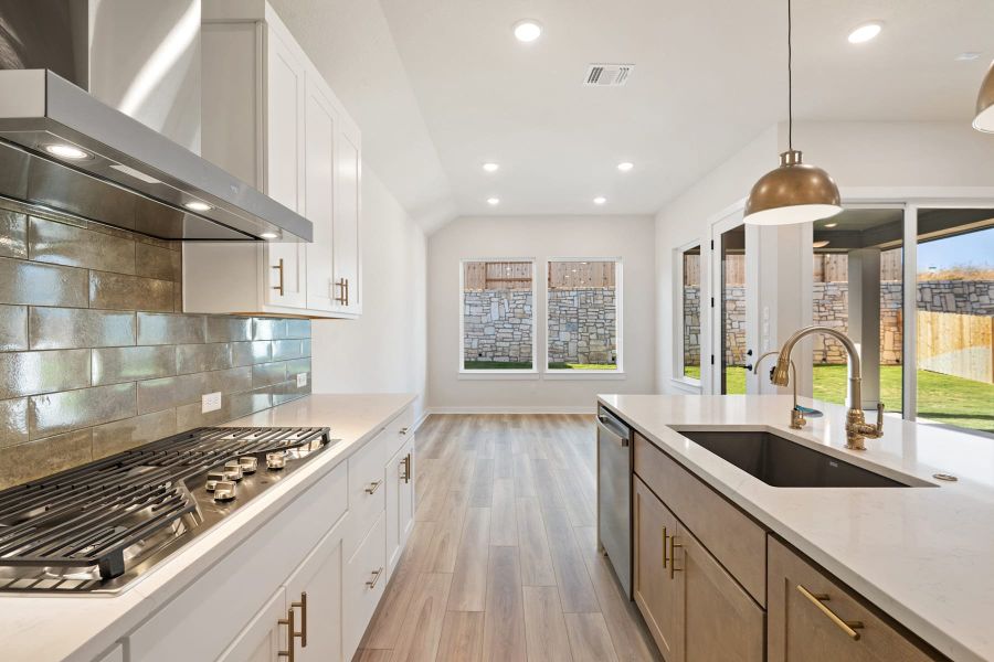 Furnished interior view inside a new home in Lariat, Liberty Hill (Image 6).