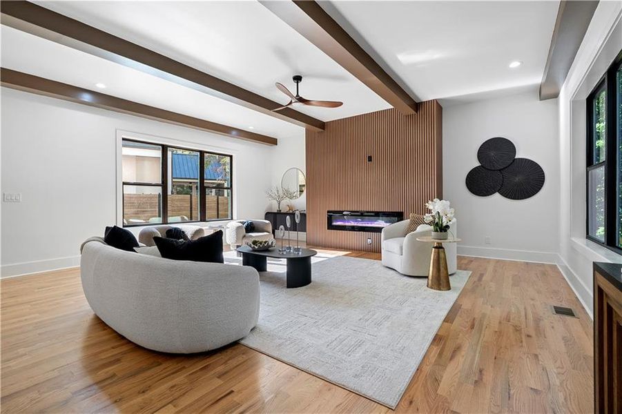 Furnished interior view inside a new home in , Atlanta (Image 13).