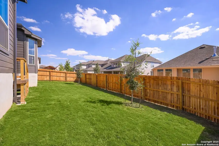 Exterior details and patio area of a home in Weston Oaks, San Antonio (Image 3). Exterior details and patio area of a home in Weston Oaks, San Antonio (Image 3).