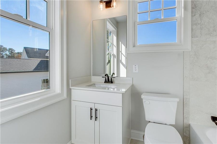 Furnished interior view inside a new home in , Dacula (Image 14).
