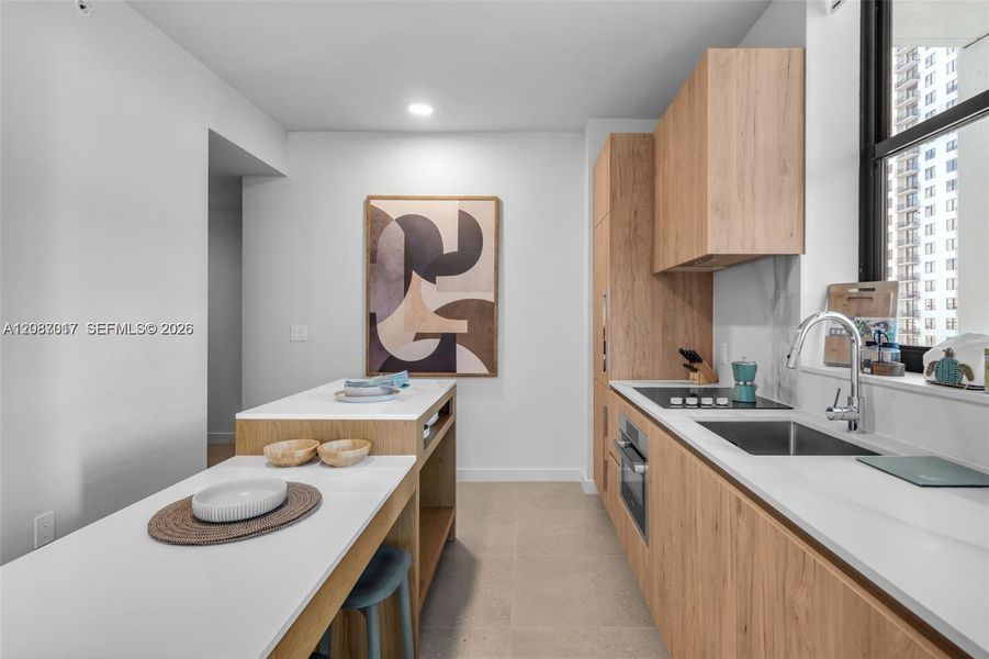 Furnished interior view inside a new home in , Miami (Image 7). Furnished interior view inside a new home in , Miami (Image 7).