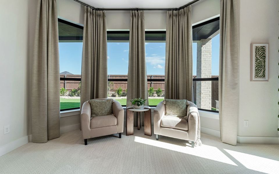 Furnished interior view inside a new home in Marvida, Cypress (Image 18).