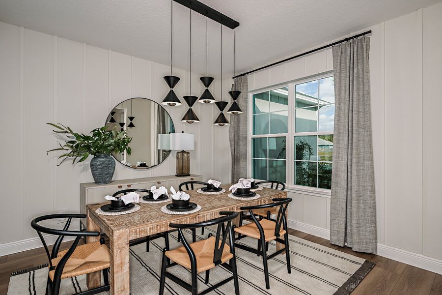 Representative furnished interior of a home built from the Briella by Risewell Homes in Country Club Estates, Palm Bay (Image 9).